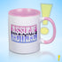 Assume Nothing Omnisexual Pride Flag Color Accent Mug